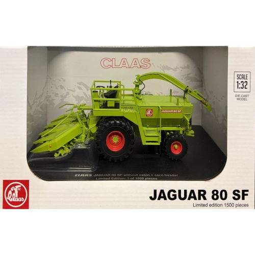 CLAAS JAGUAR 80 SF NO CABIN WITH CORN HEADER 1:32 Universal Hobbies Mezzi Agricoli e Accessori Modellino