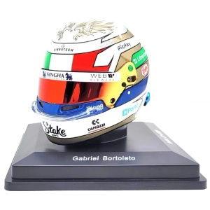 CASCO GABRIEL BORTOLETO STAKE F1 ITALIAN GP 2025 1:5 Spark Model Caschi Modellino