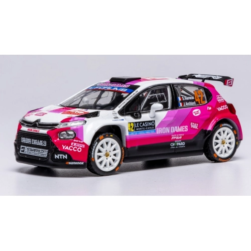 CITROEN C3 N.42 RALLY2 RALLY MONTE CARLO 2025 RUMEAU-AMBLARD 1:43 Ixo Model Auto Rally Modellino