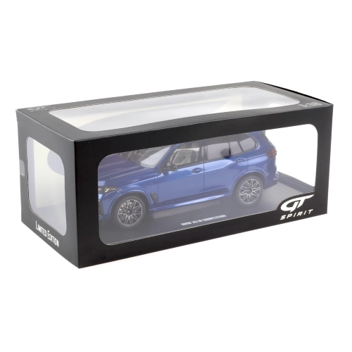 BMW X5 M COMPETITION 2023 BLUE 1:18 GT Spirit Auto Stradali Modellino