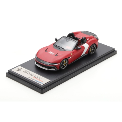 FERRARI 12 CILINDRI SPIDER 2025 MATT RACING RED 1:43 Looksmart Auto Stradali Modellino