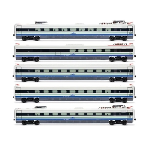CISALPINO ETR 470 ORIGINAL LIVERY 5 UNIT PACK EP.V 1:87 Rivarossi Treni Modellino