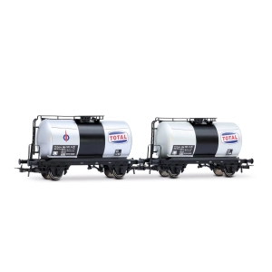 FS 2 UNIT PACK 2-AXLE TANK WAGON TOTAL EP.III 1:87 Rivarossi Treni Modellino