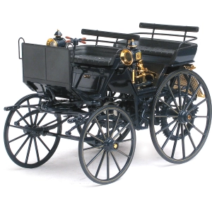 DAIMLER MOTORKUTSCHE 1886 DARK BLUE 1:18 Norev Auto d'Epoca Modellino