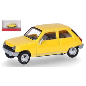 RENAULT R5 GIALLO 1:87 Herpa Auto Stradali Modellino