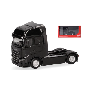 IVECO S-WAY (MY24) MOTRICE 2 ASSI NERO 1:87 Herpa Camion Modellino