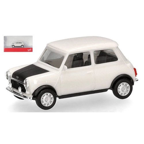 MINI MAYFAIR 2 PORTE BIANCO 1:87 Herpa Auto Stradali Modellino