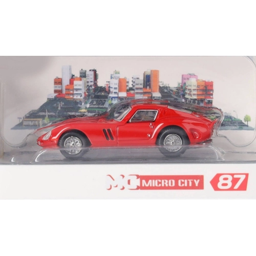 FERRARI 250 GTO ROSSO 1:87 Herpa Auto Stradali Modellino
