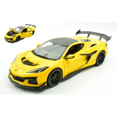 CHEVROLET CORVETTE ZR1 2025 YELLOW 1:18 Maisto Auto Stradali Modellino