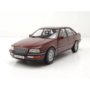 OPEL SENATOR B 1987 DARK RED 1:24 Whitebox Auto Stradali Modellino