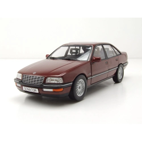 OPEL SENATOR B 1987 DARK RED 1:24 Whitebox Auto Stradali Modellino