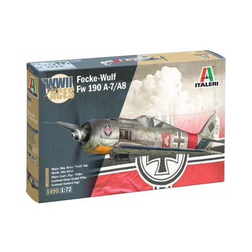 FOCKE WULF 190 A-7/A-8 ACES KIT 1:72 Italeri Kit Aerei Modellino