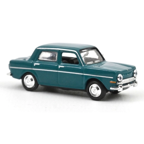 SIMCA 1000 GLS 1968 BORODINE GREEN 1:87 Norev Auto Stradali Modellino