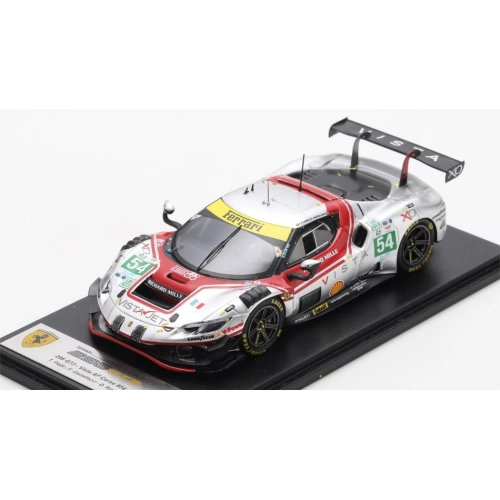 FERRARI 296 LMGT3 N.54 LE MANS 2025 FLOHR-CASTELLACCI-RIGON 1:43 Looksmart Auto Competizione Modellino
