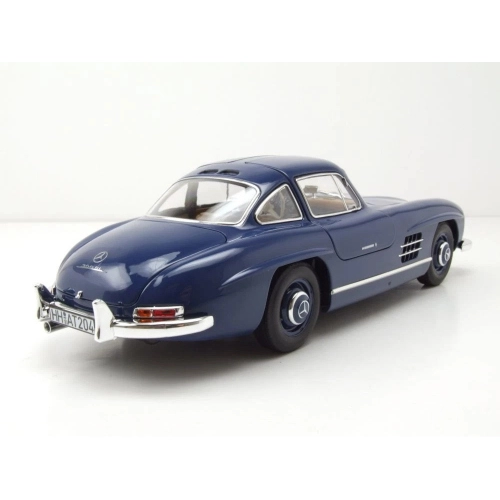 MERCEDES 300 SL 1954 BLUE 1:18 Norev Auto Stradali Modellino