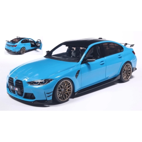 BMW M3 PERFORMANCE PARTSDAYTONA BEACH BLUE 2024 1:18 Solido Auto Stradali Modellino