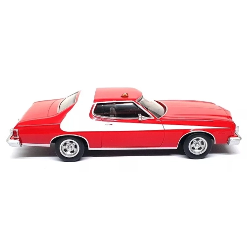FORD GRAN TORINO 1975 STARSKY & HUTCH REPRODUCTION 1:43 Norev Movie Modellino