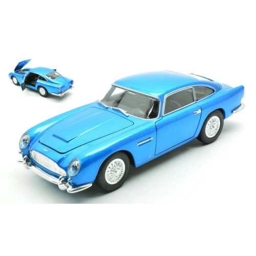 ASTON MARTIN DB5 1964 BLUE 1:24 Welly Auto Stradali Modellino