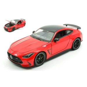 MERCEDES AMG GT63 V8 BITURBO (C192) 2024 RED 1:24 Welly Auto Stradali Modellino