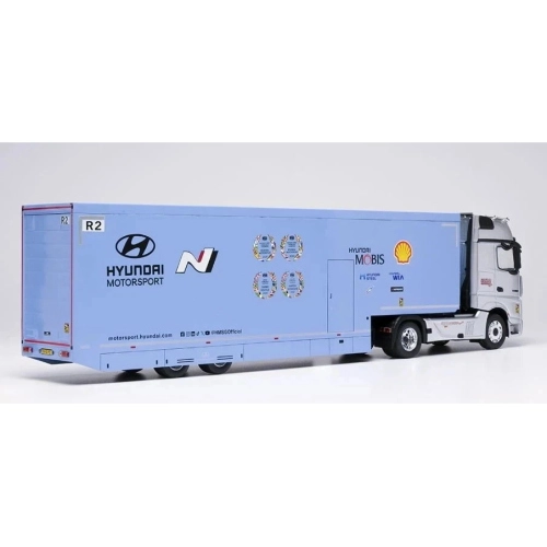 MERCEDES ACTROS (MP4) 2024 HYUNDAI MOTORSPORT 1:43 Ixo Model Camion Modellino