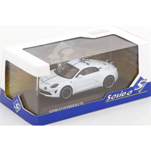 ALPINE A110 RADICALE 70 2024 WHITE 1:43 Solido Auto Stradali Modellino
