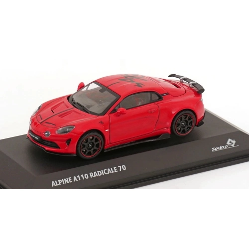 ALPINE A110 RADICALE 70 2024 RED 1:43 Solido Auto Stradali Modellino