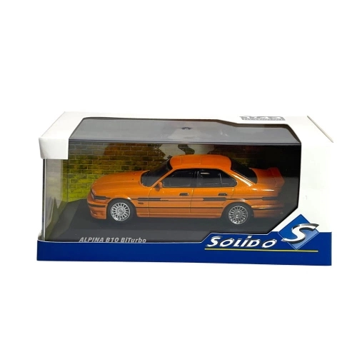 ALPINA B10 (E34) BITURBO 1994 ORANGE 1:43 Solido Auto Stradali Modellino