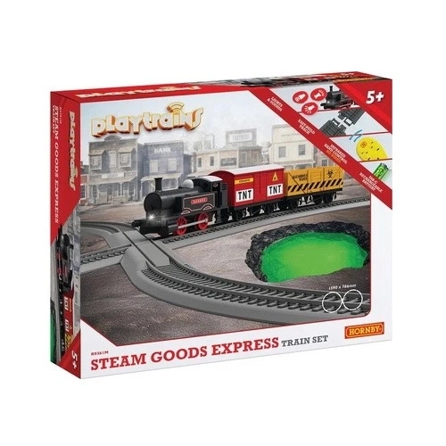 PLAYTRAINS STEAM GOOD EXPRESS TRAIN SET 1:76 Produttori Vari Treni Modellino