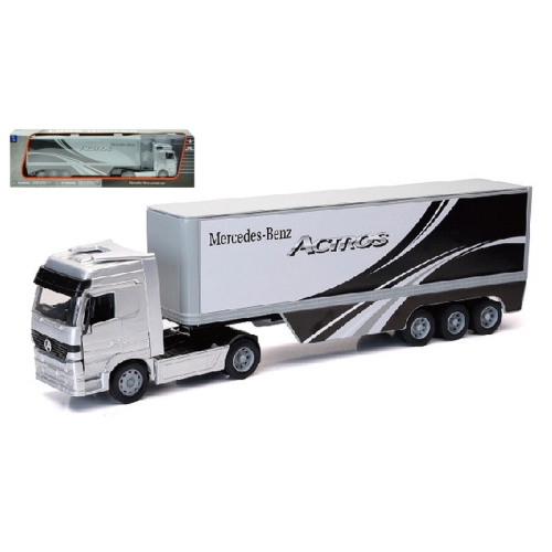 MERCEDES-BENZ ACTROS 1857 SILVER 1:32 New Ray Camion Modellino