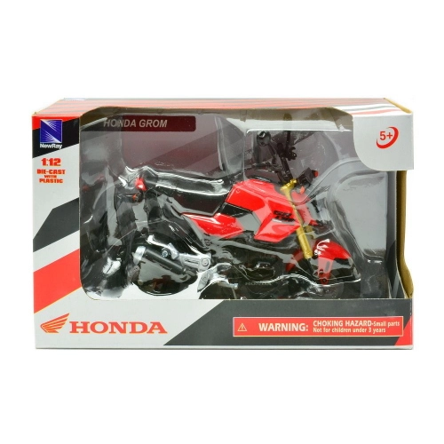 HONDA GROM RED 1:12 New Ray Moto Modellino