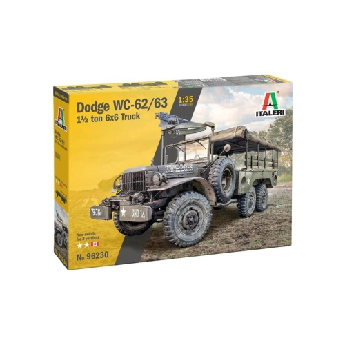 DODGE WC62/63 1,5 6X6 TRUCK KIT 1:35 Italeri Kit Mezzi Militari Modellino