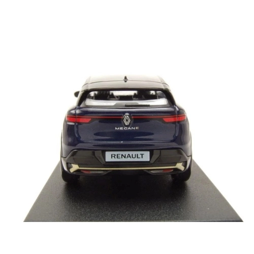 RENAULT MEGANE E-TECH 100% ELECTRIC 2022 MIDNIGHT BLUE & BLACK 1:43 Norev Auto Stradali Modellino