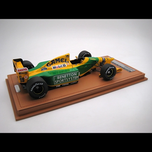 BENETTON B192 N.19 TEST CAR BARCELLONA 1992 A.ZANARDI 1:18 Tecnomodel Formula 1 Modellino