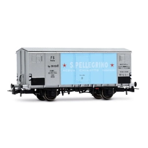 FS 2 AXLE REFRIGERATED WAGON "SAN PELLEGRINO" EP.III 1:87 Rivarossi Treni Modellino