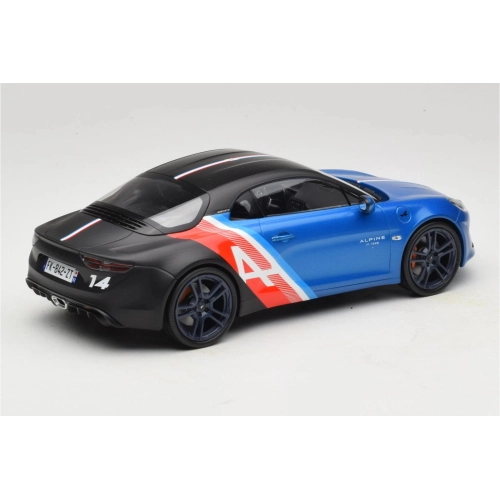ALPINE A110S SIDETRACK 2021 N.14 1:18 Norev Auto Competizione Modellino
