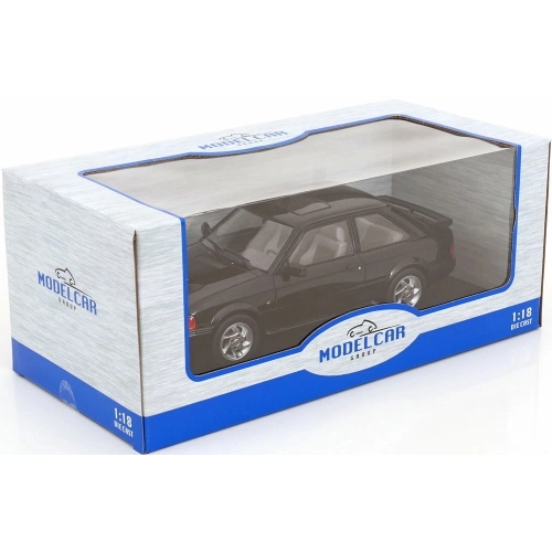 FORD ESCORT MK IV RS TURBO S2 1990 BLACK 1:18 ModelCarGroup Auto Stradali Modellino