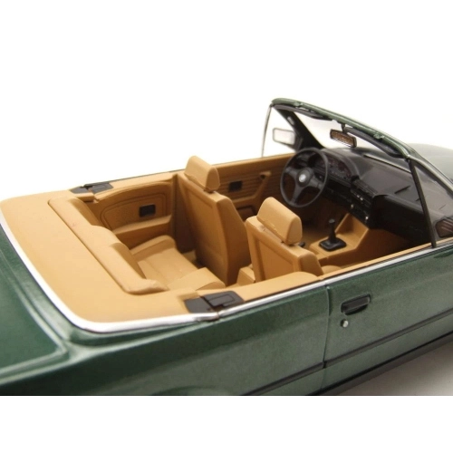 BMW 325I (E30) CABRIOLET 1985 DARK GREEN 1:18 ModelCarGroup Auto Stradali Modellino