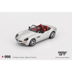 BMW Z8 TITANIUM 2003 SILVER 1:64 Mini GT Auto Stradali Modellino