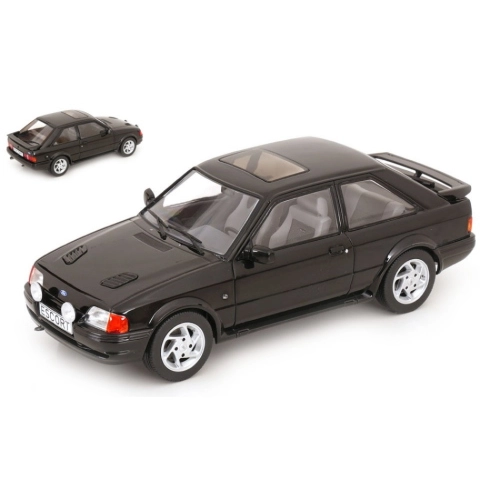 FORD ESCORT MK IV RS TURBO S2 1990 BLACK 1:18 ModelCarGroup Auto Stradali Modellino