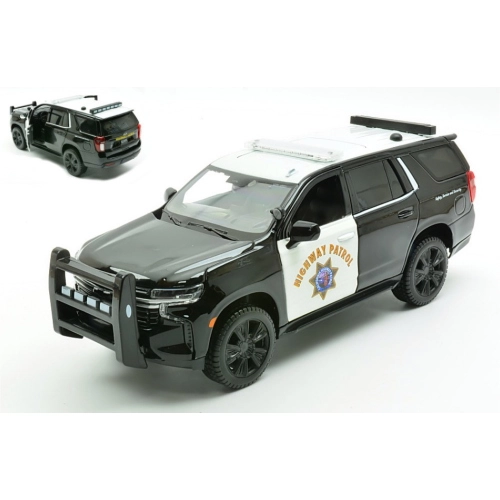 CHEVROLET TAHOE POLICE 2012 WHITE/BLACK 1:27 Maisto Forze dell'Ordine Modellino