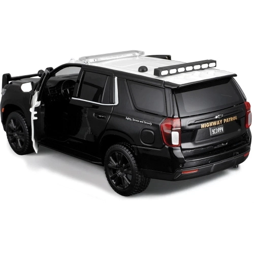 CHEVROLET TAHOE POLICE 2012 WHITE/BLACK 1:27 Maisto Forze dell'Ordine Modellino