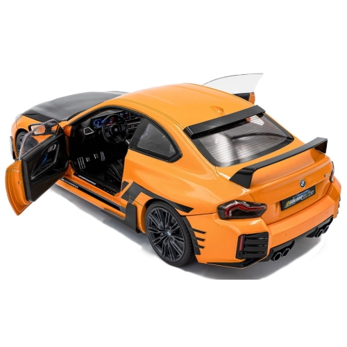 BMW M2 PERFORMANCE PARTS 2024 SOLIDO WORKS ORANGE 1:18 Solido Auto Stradali Modellino