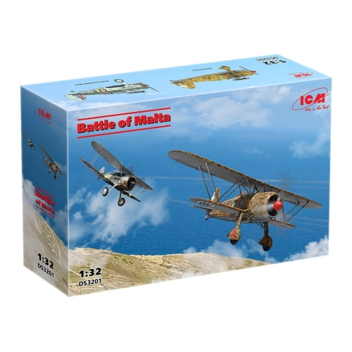 BATTLE OF MALTA KIT 1:32 ICM Kit Aerei Modellino