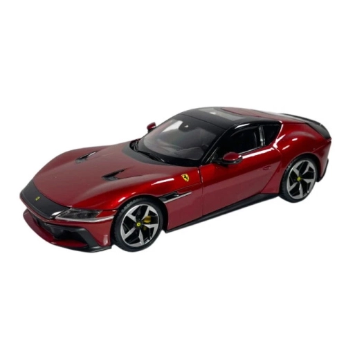 FERRARI 12 CILINDRI V12 830cv 2024 METALLIC RED 1:24 Burago Auto Stradali Modellino