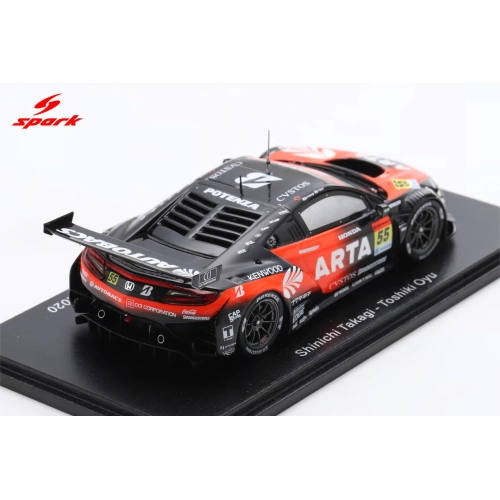 ARTA NSX GT3 N.55 FT300 SUPER GT 2020 SHINICHI TAKAGI-TOSHIKI OYU 1:43 Spark Model Auto Competizione Modellino