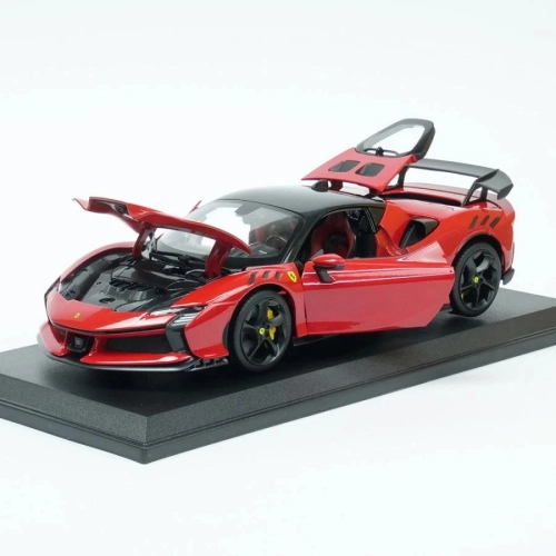 FERRARI SF90 XX STRADALE 2024 RED 1:18 Burago Auto Stradali Modellino