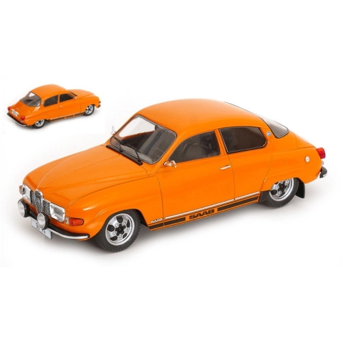 SAAB 96 V4 1970 ORANGE 1:18 ModelCarGroup Auto Stradali Modellino