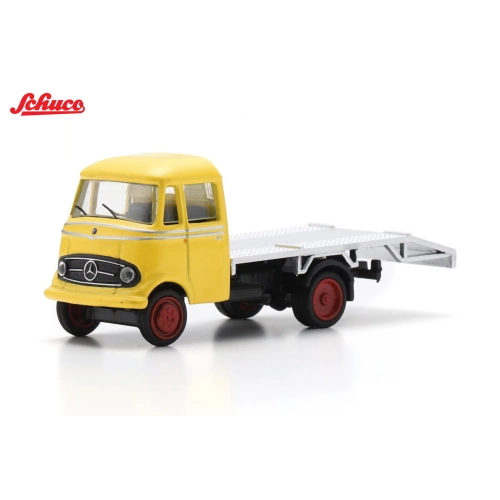 MERCEDES L319 1961 CAR TRANSPORTER 1:87 Schuco Camion Modellino