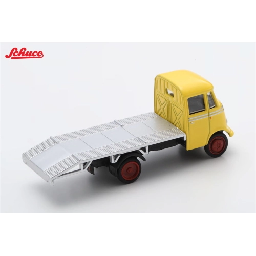 MERCEDES L319 1961 CAR TRANSPORTER 1:87 Schuco Camion Modellino