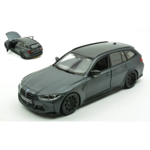 BMW M3 TOURING 2023 MATT BLACK 1:24 Burago Auto Stradali Modellino